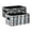 Creating Intricate Patterns Blue & Brown Gingham Pattern, variant on Felt Storage Bins 2-Pack Foldable Space-Saving Organizer For Home Office Black White Gingham Pattern Vector Yellow Stars