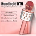 thumbnail image 2 of CUITING Professional Handheld Wireless Karaoke Microphone USB Speaker Microphone for Kids Music Player Singing Recorder KTV, 2 of 7