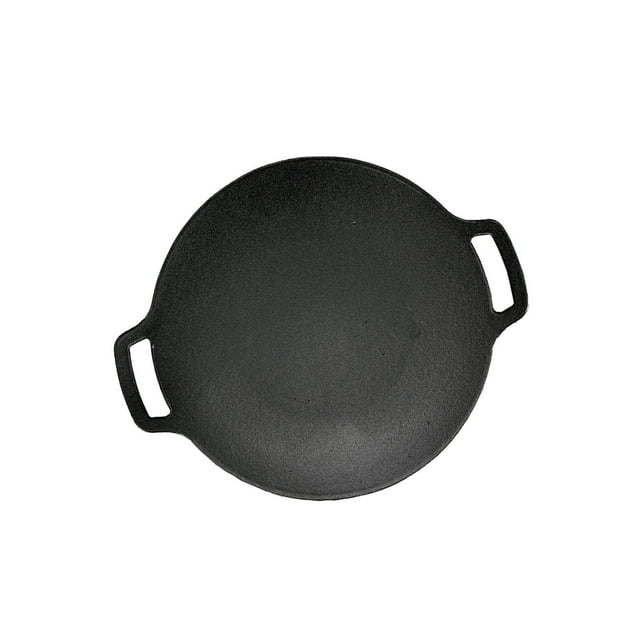 Plaque de Cuisson en Fonte Antiadhésive Gril Plaque de Cuisson Plaque de Barbecue Coréenne