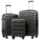 thumbnail image 4 of Nuevo Juego de equipaje rodante de 20 pulgadas y 24/28 pulgadas, Maleta de viaje con ruedas, bolsa de equipaje con ruedas para cabina de 20 pulgadas, funda ABS + para PC, 4 of 4