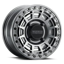 15x7 Method MR415 UTV BEADLOCK Graphite W/ Gloss Ring Wheel 5x4.5 (38mm)