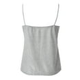 thumbnail image 3 of Womens Tank Tops Casual Fashion V Neck Strappy Sequin Sparkle Shimmer Camisole Sleeveless Tanks Tops Sexy Glitter Silver Party Strappy Sliver 3XL, 3 of 4