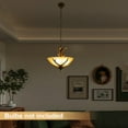 thumbnail image 6 of Antler Chandelier with E26 Lamp Holder, Rustic Chandelier with Round Ceiling Cover, Vintage Rustic Chandeliers for Dining Room Hallways Living Rooms Bedrooms Balconies, 6 of 9