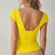 thumbnail image 5 of Camiseta con cuello en V profundo, manga corta, camiseta de manga corta con escote en V profundo, camiseta de manga corta con cuello en V profundo diseñada para durar, 5 of 8