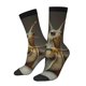 thumbnail image 1 of Balery Surreal Weightlifting Snail Calcetas Largas con Estampado para Hombre y Mujer – Suaves y Transpirables, Talla Única (US 5-11), 1 of 6