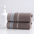 thumbnail image 4 of Hand Towels for Bathroom, 13x29 Inch Premium 100% Cotton Absorbent Face Towel, Blue, 4 of 7