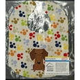 thumbnail image 2 of Pawprints Dachshund Red Brown Baby Bib, 2 of 3