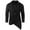 Black, variant on FRSASU Men Tops Men Winter Vintage Asymmetric Pile Heap Collar Solid Long Sleeve Tops Shirts
