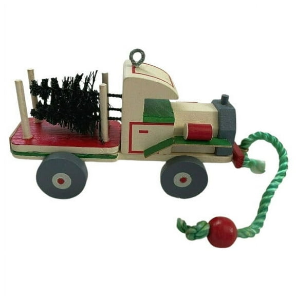 1989 Wooden Truck (Truck) Hallmark Keepsake Christmas Tree Ornament - qx4595