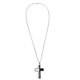 thumbnail image 1 of KAKOWELY Collar de cruz para hombre, collar de cruz de acero de titanio para hombres y niños., 1 of 4