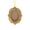 Gold, variant on BBilaBu Silver Christmas Photo Frame Ornament, Oval Hanging Picture Frame Decoration with Decorative Border for Family or Pet Photos, Christmas Tree, Keepsake and Holiday Display