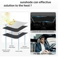 thumbnail image 4 of for Subaru Forester 2019-2024 Sun Shade Sunshade Windshield Cover, 4-Layer Front Window Shade for Forester Crossover, Base, Premium, Sport, Limited Sun Visor 240T Shade Cooler Car Accessories, 4 of 12