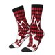 thumbnail image 1 of Fotbe Christmas Buffalo Plaid Calcetas Largas con Estampado para Hombre y Mujer – Calcetas de Compresión Transpirables y Elásticas, Viajar y Uso Diario Talla 5-11, 1 of 6