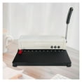 thumbnail image 4 of Binding Machine Punching 12 Sheets Easy To Punch 10 Hole Square Size Holes Fit Letter Size A4 A3 Book Binder For Files School ,Pinpoint Punching, 4 of 6