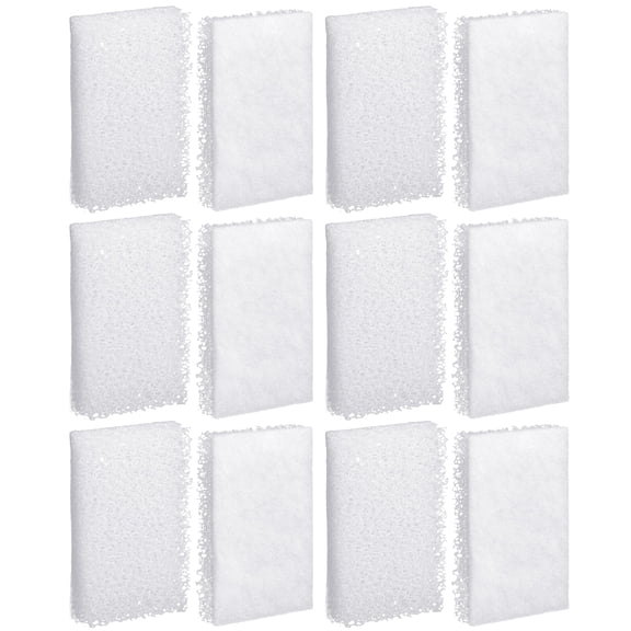Qzbhct 12 Pcs Foam Filter Pads for Fluval Betta Tank Filter Aquarium 2.6 Gallon Bio Sponge Replacement