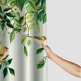 thumbnail image 3 of Orinice  Green Leaves Birds Shower Curtain Spring Hanging Vine Decorative Bath Curtain  Polyester Fabric Waterproof Bathroom Curtain with 12 Hooks 60x72, 3 of 7