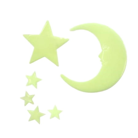 

Night Glow Full House Night Light Stickers Star Moon Room Decoration Stickers Ceiling Glow Stickers Bedroom Wall Stickers Decals for Living Room Honey Combs Mirror Solar System Stickers for Wall Anime