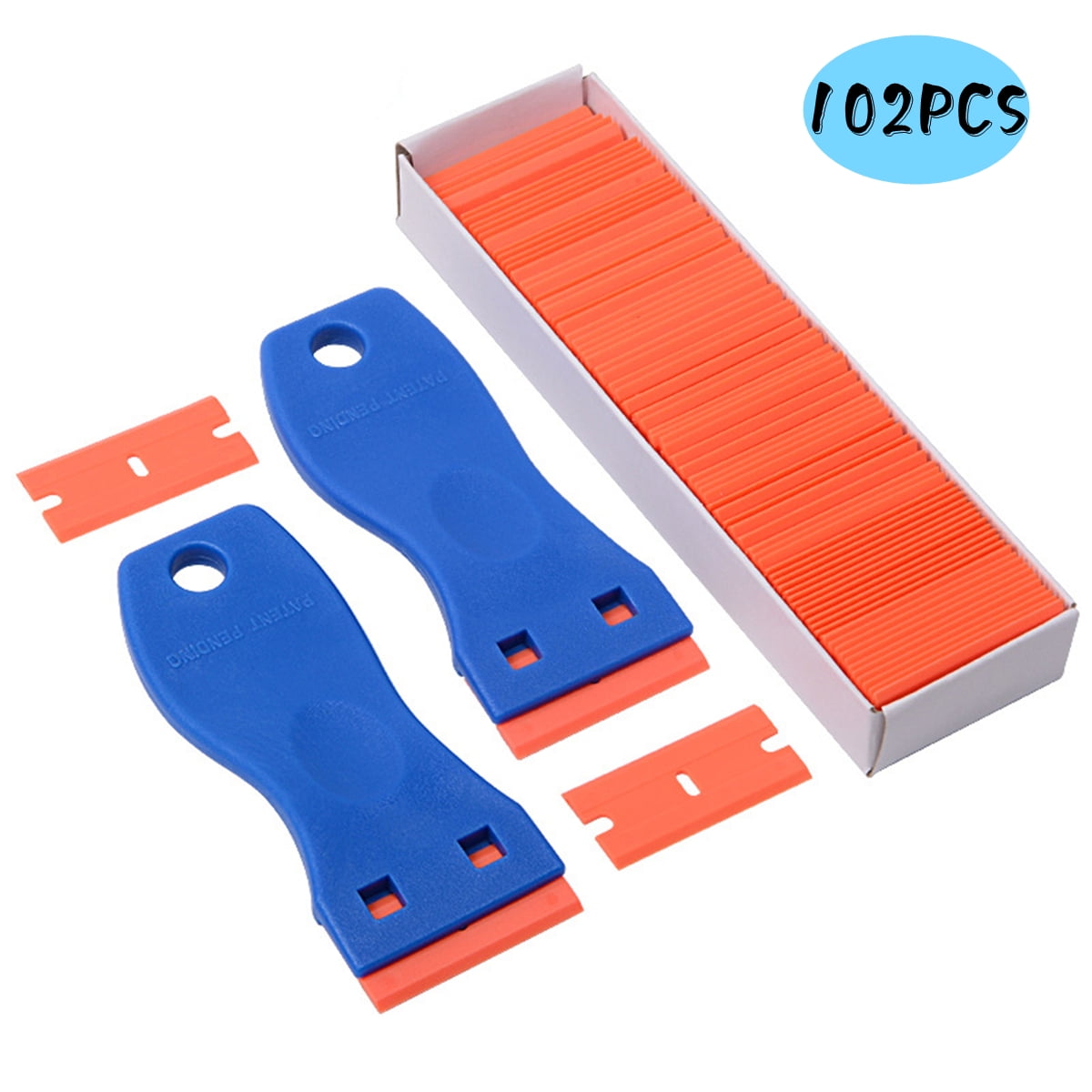 Plastic Scraper Razor Blade Scraper Sticker Remover Scraper Tool 102