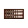 thumbnail image 4 of Air Return Grill 12" X 30" with holes & screws, faceplate Size 14" x 32". Decorative cast aluminum HVAC vent cover, powder-coated, repaintable, Tudor Mushroom design (VR100)., 4 of 7