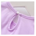 thumbnail image 4 of Girls Limited Edition Purple Bow Lace Party Dress, 4 of 5