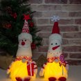 thumbnail image 2 of Ounissouiy Muñeca que brilla intensamente en la noche de Navidad, bonita decoración de mesa, adorno de fiesta, juguete para niños para ventana, mesita de Kits de decoración para fiestas Papá Noel Ounissouiy HA069296-01, 2 of 6