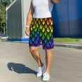 thumbnail image 5 of Mens Pajama Shorts, Dragon Scales Sleep Shorts Men Pajama Bottoms Lounge PJ Shorts with Pockets, 5 of 6