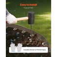 thumbnail image 4 of VEVOR Metal Landscape Edging 10Packs 60in Rust-Resistant Bendable for Yard Garden, 4 of 9
