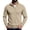 #Khaki_007, variant on Domuza Quarter Zip Pullover Sweatshirt for Men, Waffle Knit Mock Neck Polo Sweater, Fashion Winter Long‑Sleeve Casual Tops