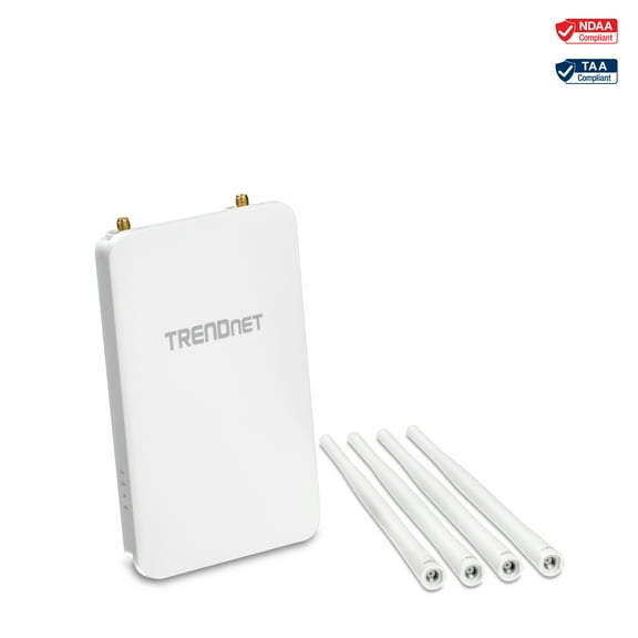 TRENDnet TEW-841APBO,5dBi Wireless AC1200 Outdoor PoE  Omni Directional Access Point