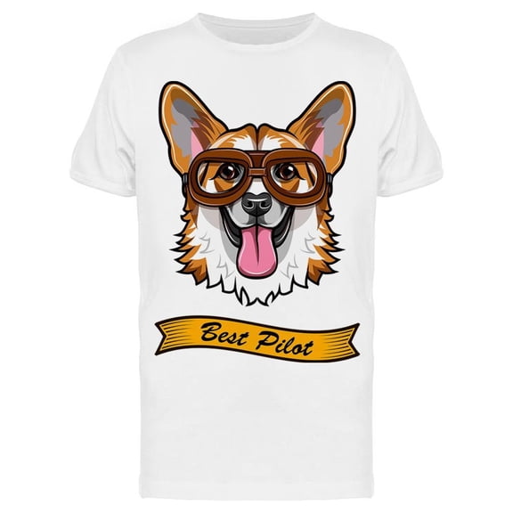 Pilot Corgi Tee Men's -Image by Shutterstock