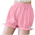 thumbnail image 6 of WMTBSRSW Girl Summer Shorts Ruffled Pumpkin Bloomers Shorts for Kids High Waisted Workout Athletic Shorts Casual Underdress Bottom Shorts 4-16 Years, 6 of 6