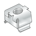 thumbnail image 1 of 10-24 Cage Nuts / Steel / Zinc / C7931-1024-3B / Panel Range: .025-.063 (Quantity: 1,000 pcs), 1 of 1