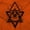 Antique Orange, variant on Triangle Eye Star Symbolic Spirit Plus Size Crewneck Graphic Tee Shirt Brisco Brands 2X