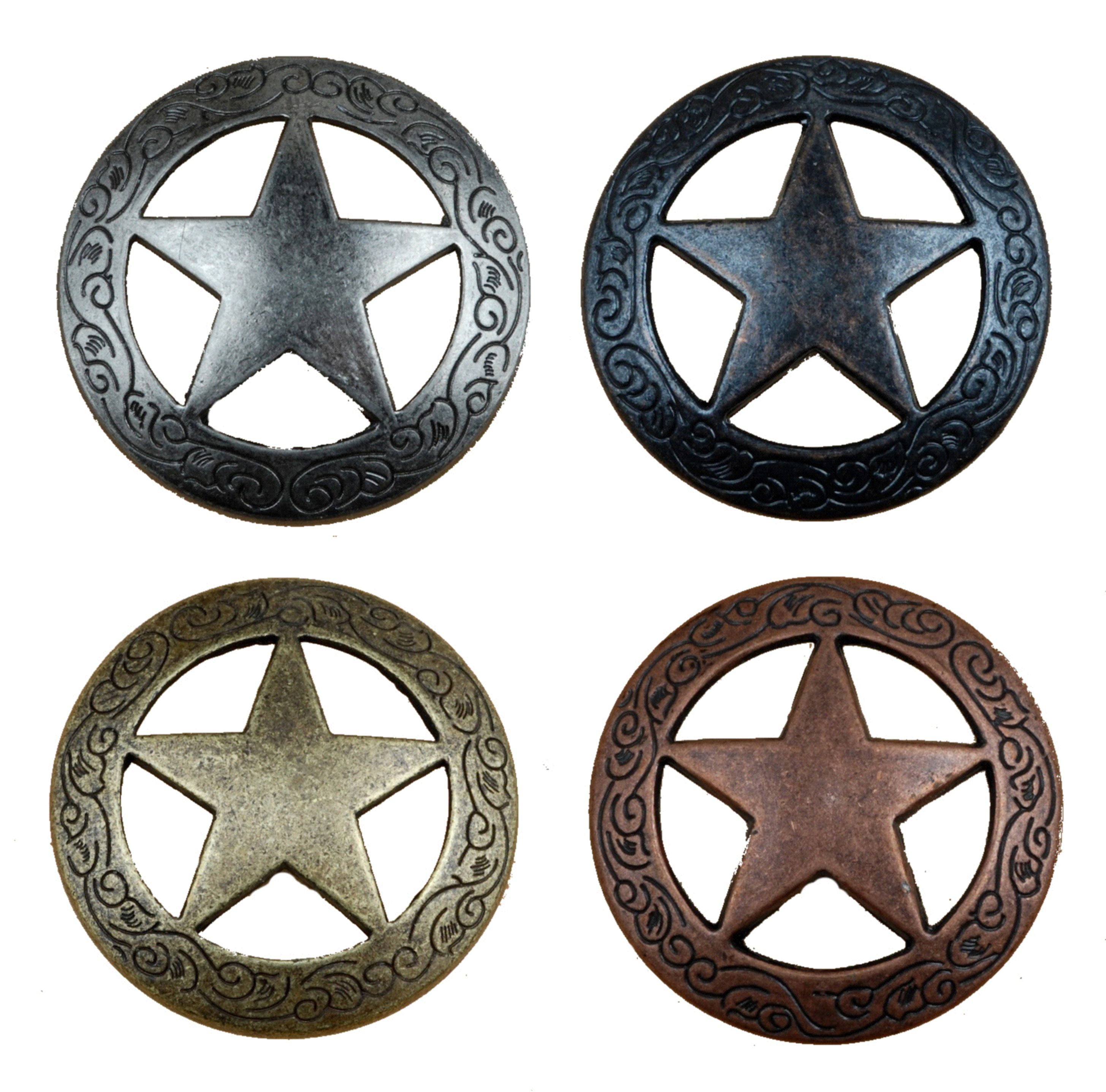 Garland Star with Rope Drawer Cabinet Handle in Antique Copper