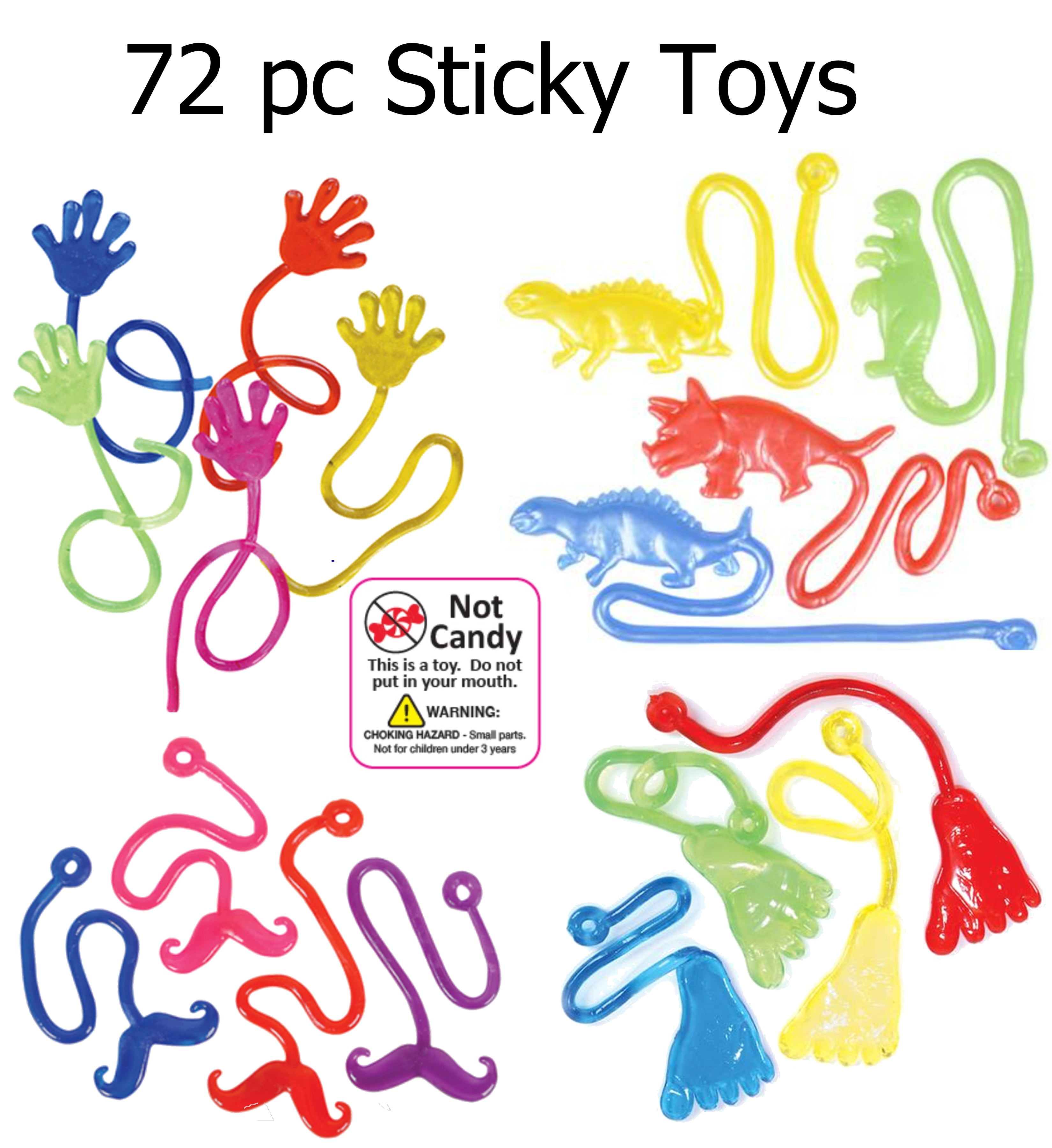 Sticky Toy Assortment Themed Easter Egg and Easter Basket Stuffers
