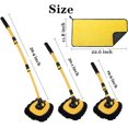 thumbnail image 2 of Microfiber Car Wash Mop Brush Kit Long Handle Extension Cleaning Tool for Trucks, 2 of 6