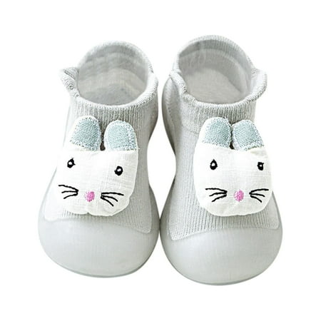 

Zlekejiko Toddler Kids Baby Boys Girls Shoes Cute Cartoon Animals Soft Soles First Walkers Antislip Shoes Prewalker