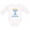 AA-White, variant on Inktastic Happy Hanukkah with Blue Menorah Boys or Girls Long Sleeve Baby Bodysuit