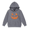 thumbnail image 5 of Girls Oversized Hoodies Halloween Pumpkin Graphic Hooded Sweatshirts Teen Kids Cute Funny Pullover Tops Cotton Casual Fashion Sweater, 5 of 6