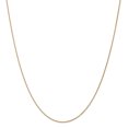 thumbnail image 1 of 14k Yellow Gold 14 Inch 1.05mm Spiga Chain Necklace Pendant Charm Wheat, 1 of 9