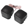 thumbnail image 1 of 1 Pair Car Mini Square Tweeter 500W High Efficiency Modified Horn Audio Tweeter Head Speaker TP-004A for All Car Audio System, 1 of 5