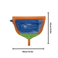 thumbnail image 3 of Dvkptbk Salvage Net Swimming Pool Fishing Net Skimmer Pond Bathtub Leaf Water Fishing Leaf Net Kitchen Gadgets, 3 of 9