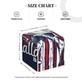 thumbnail image 4 of Logiee Tissue Box Cover 5X5X5'' PU Leather Tissue Holder Square Tissue Cube Box Organizer for Bathroom Vanity Countertop,Car,Night Stands,Office,Home,Kitchen (Mallard Duck With American Flag), 4 of 8
