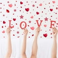 thumbnail image 6 of JeashCHAT Valentine's Day Wall Decals Removable Wall Stickers Peel and Stick Wall Decor for Bedroom Living Room Valentine's Day Decorations, 6 of 6