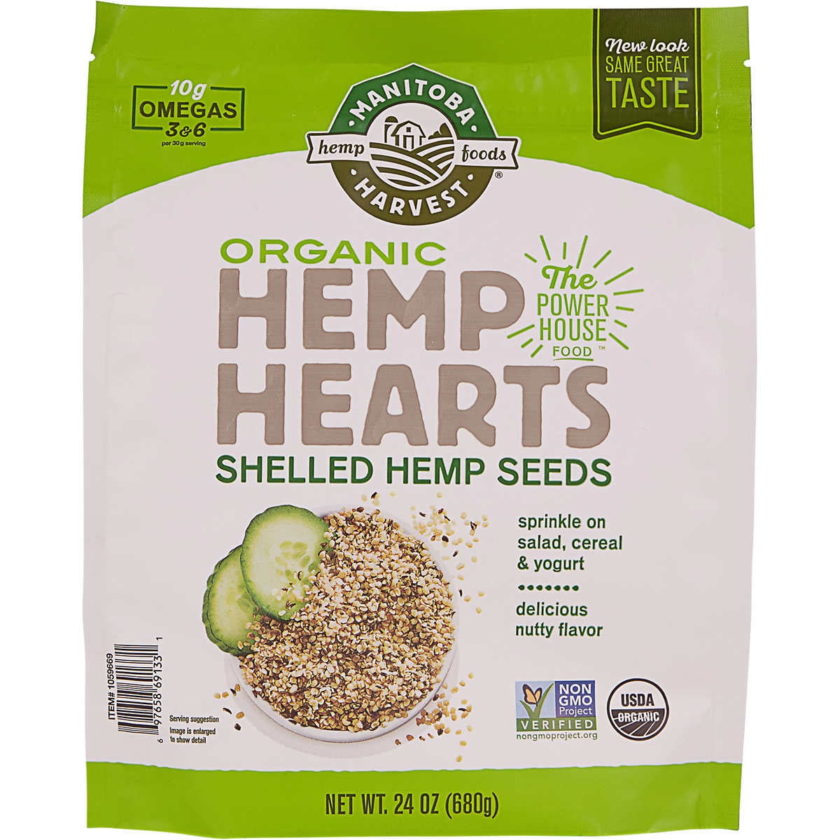 Manitoba Harvest Organic Hemp Hearts 24 oz - Walmart.com