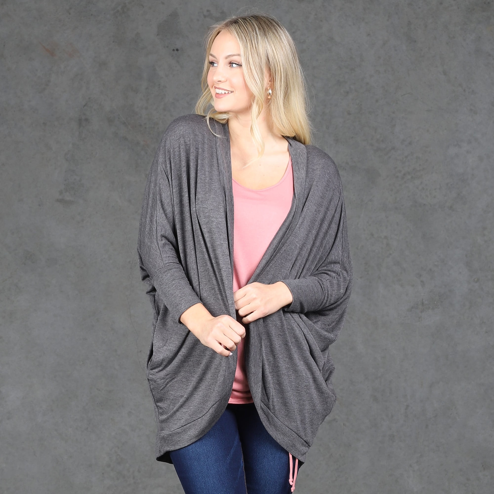plus size slouchy cardigan
