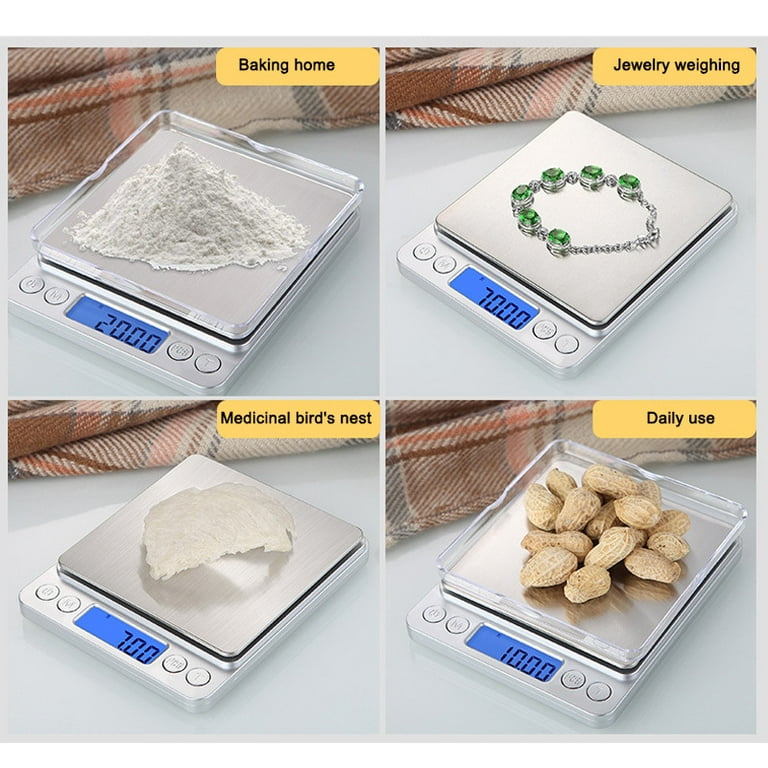 Accurate Jewelry Gold Coin Food Gram Pocket Digital Scale Silver 2000g 0.1g  US