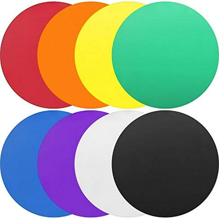 

Chuangdi 8 Pieces Rubber Jar Gripper Pads Round Kitchen Coasters Multi-Purpose Bottle Lid Openers Multicoloured