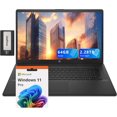 thumbnail image 1 of HP 17.3" HD+ Business Laptop, Intel i5-1334U, 64GB RAM, 2.28TB Storage(2TB SSD+288GB Docking Station Set), Intel Iris Xe Graphics, Numeric Keypad, Wi-Fi 6, Webcam, Win 11 Pro, Jet Black, 1 of 9