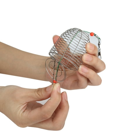 Fishing Bait Cage - Stainless Steel Cage; Fishing Trap Small Fishing